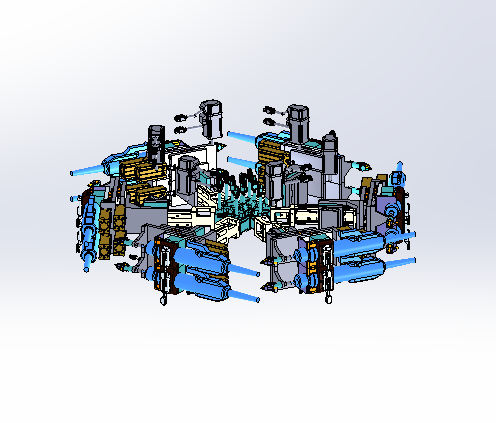 机械循环激光炮台